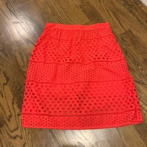 Loft Eyelet Skirt Size 10